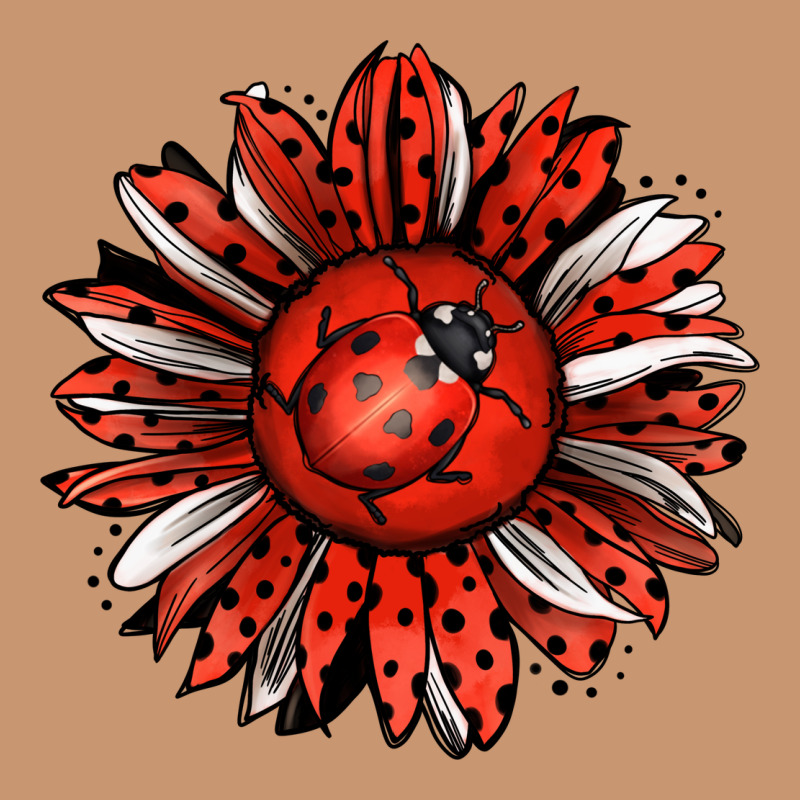 Ladybug Sunflower Heavyweight Hoodie by Jasminsmagicworld | Teevron