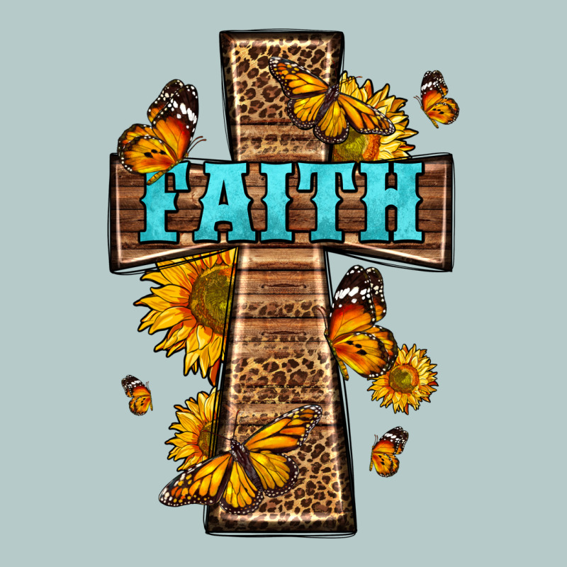 Western Faith Cross Butterfly Heavy Core Tee by LillyAllenDesigns | Teevron