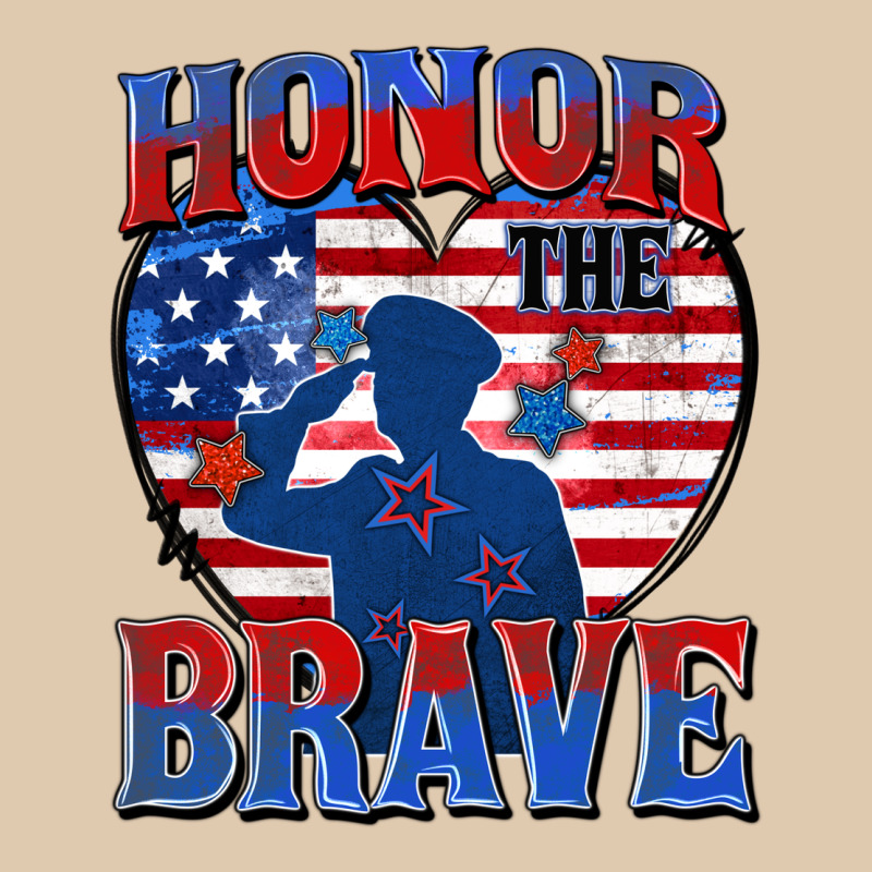 Honor The Brave Heavyweight Sweatshirt by Zillion Design Studio | Teevron