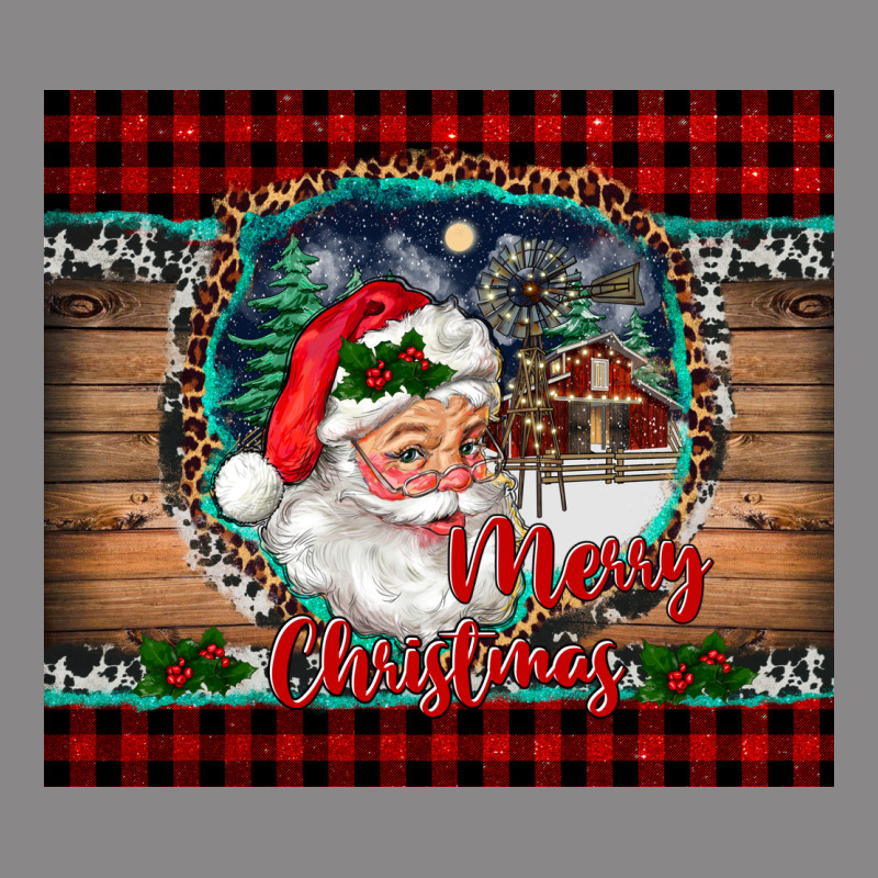 Merry Christmas Santa And Farm Vintage Tee by RanaPortraitStore | Teevron