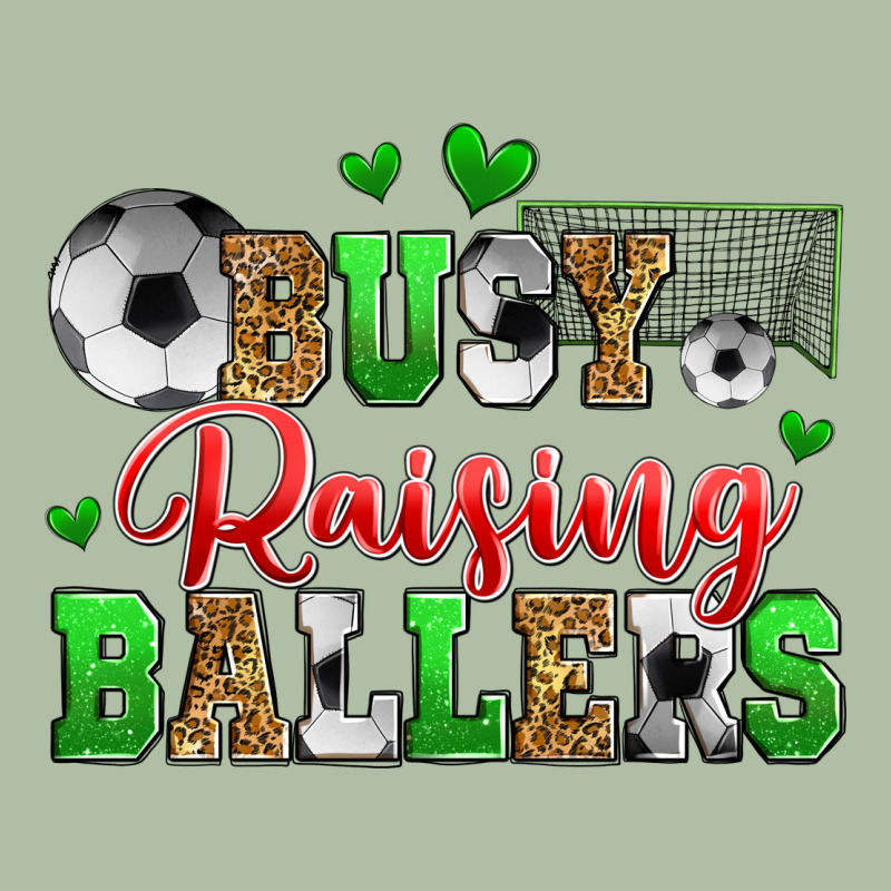 Busy Raising Ballers Soccer Urban Heavy Tee by Zillion Design Studio | Teevron