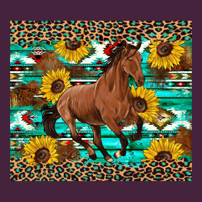 Western Horse Sunflowers Premium Tee by Artiststas | Teevron