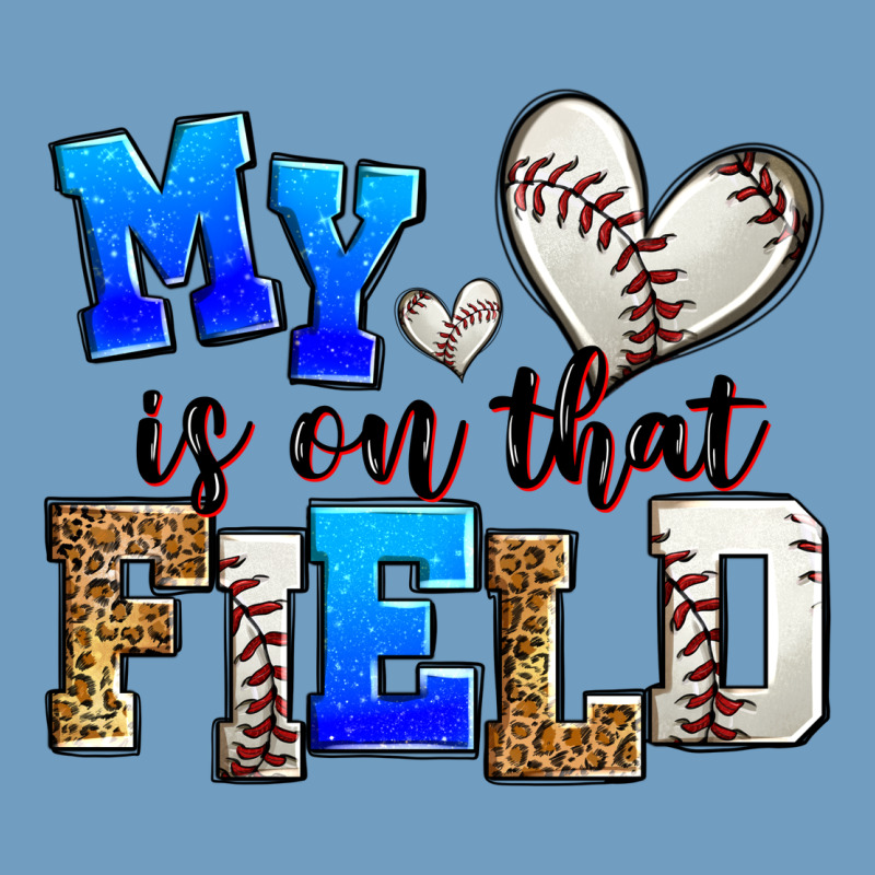 My Heart Is On That Field Baseball Urban Heavy Tee by Zillion Design Studio | Teevron