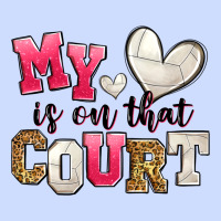 My Heart Is On That Court Volleyball Urban Heavy Tee | Teevron