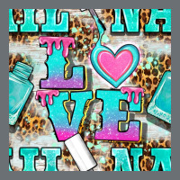 Love Nail And Polish With Leopard Seamless Pattern Bbs Premium Hoodie | Teevron