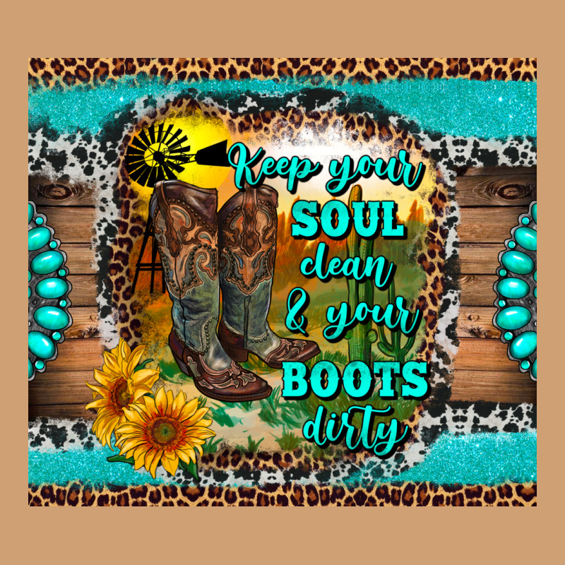 Keep Your Soul Clean And Your Boots Dirty Vintage Tee by RanaPortraitStore | Teevron