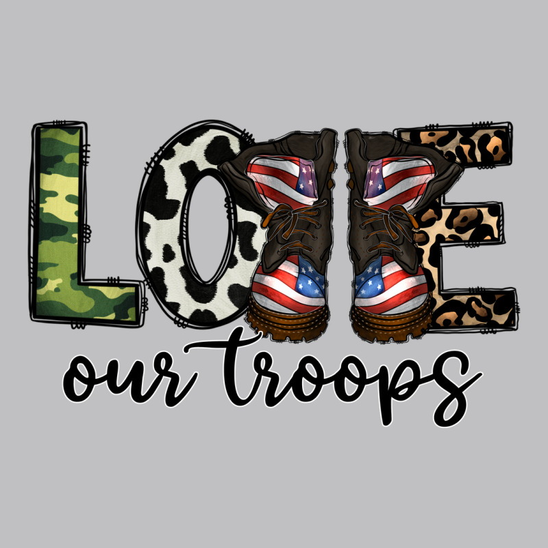 Love Our Troops Classic Tee by CowhideDigitalArt | Teevron