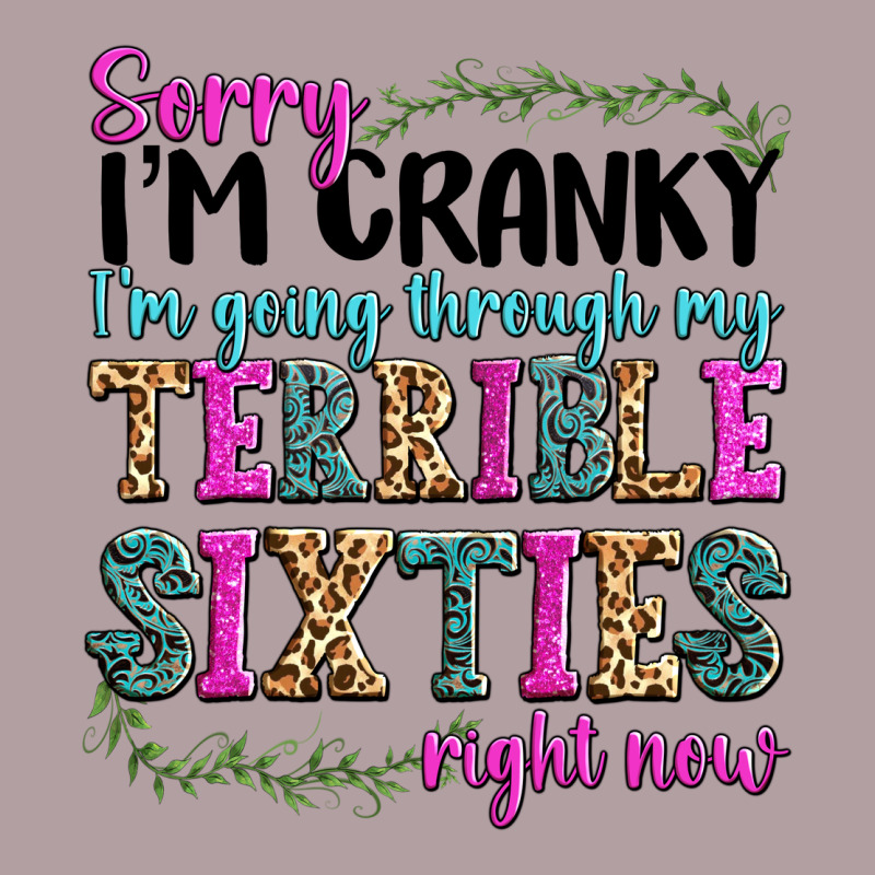 Sorry Im Cranky Im Going Through My Terrible Sixties Right Now Vintage Hoodie by texasbilliewilder | Teevron