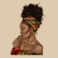Afro Black Woman Profile Juneteenth Heavyweight Sweatshirt | Teevron
