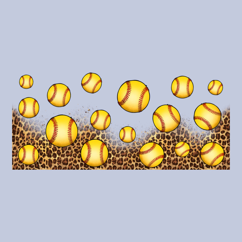 Leopard Softball 16oz Libbey Glass Long Sleeve Tee by HRA Design Shop | Teevron
