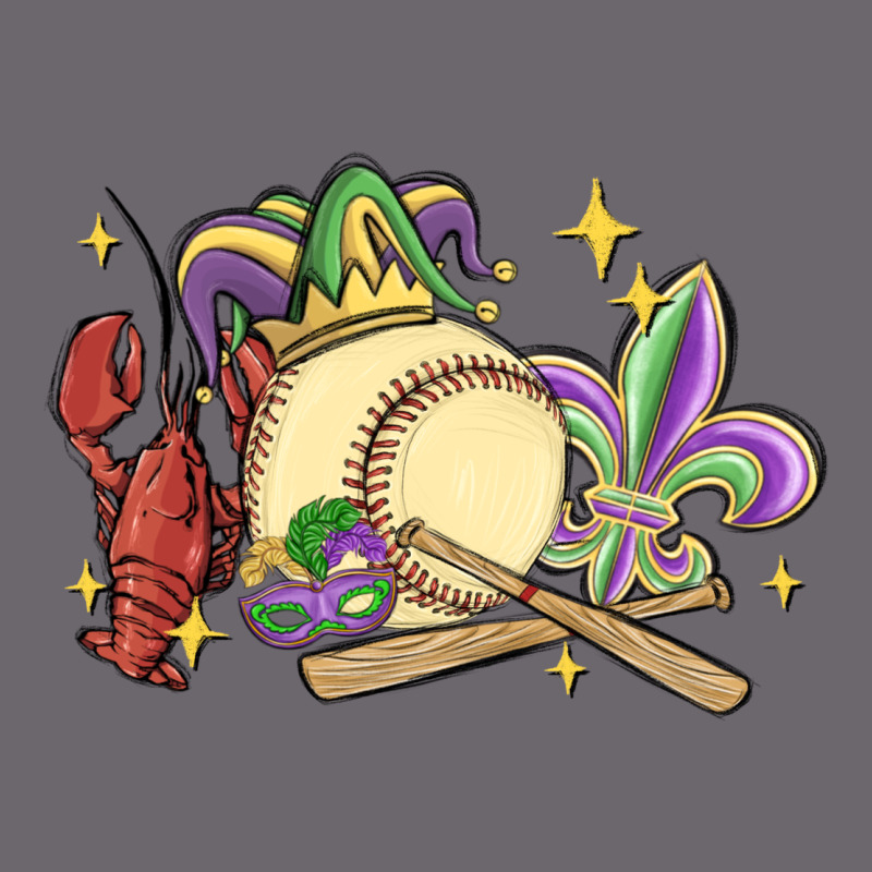 Mardi Gras Baseball Premium Sweatshirt by MaliasSmallBusiness | Teevron