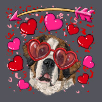 Valentine's Day  Saint Bernard Dog Vintage Hoodie | Teevron
