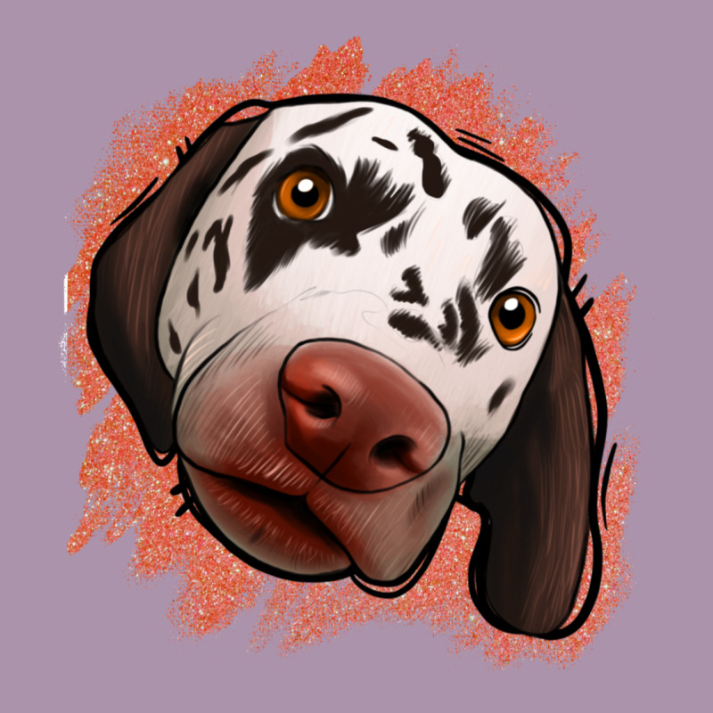Dalmatians Peach Glitter Background Heavyweight Hoodie by Jasminsmagicworld | Teevron