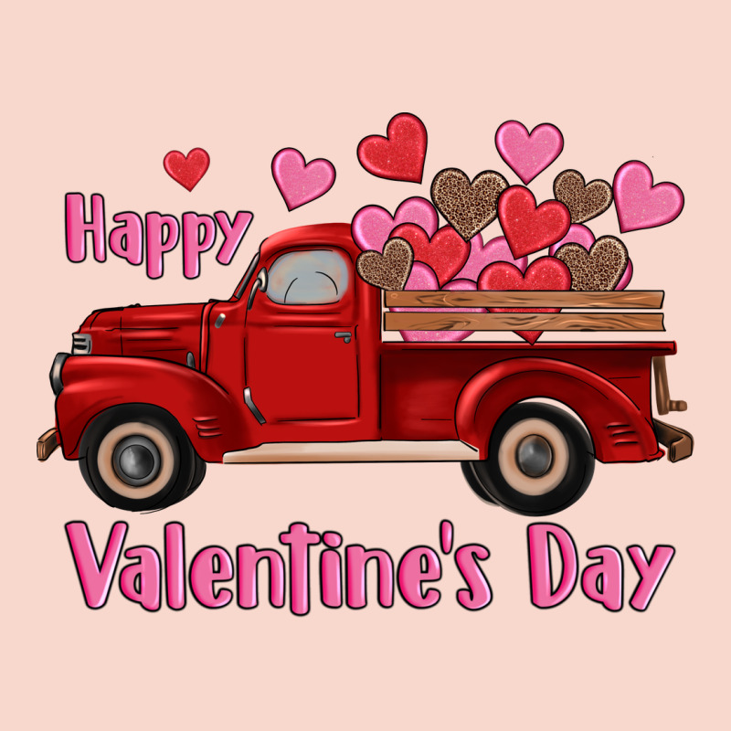 Happy Valentine's Day Truck Hearts Urban Hoodie by RanaPortraitStore | Teevron