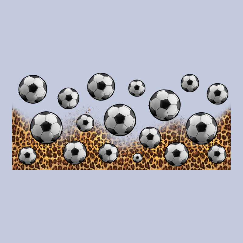 Leopard Soccer 16oz Libbey Glass Long Sleeve Tee by HRA Design Shop | Teevron