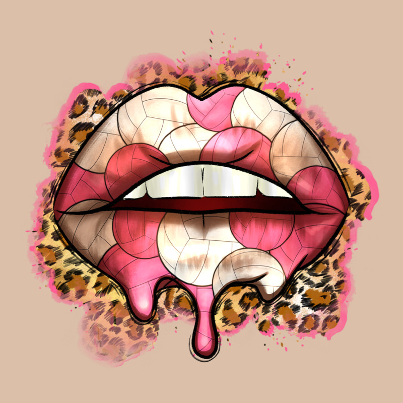Volleyball Lips Urban Heavy Tee by Zillion Design Studio | Teevron