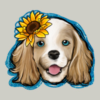Cocker Spaniel Sunflower Heavyweight Hoodie | Teevron