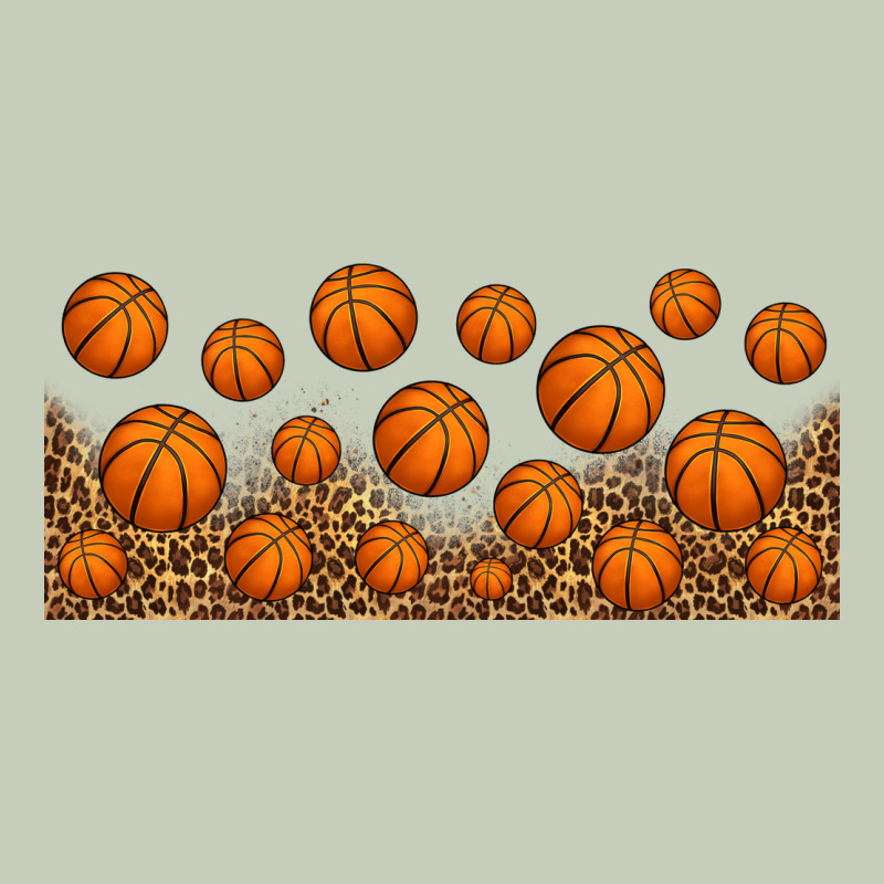 Leopard Basketball 16oz Libbey Glass Long Sleeve Tee by HRA Design Shop | Teevron