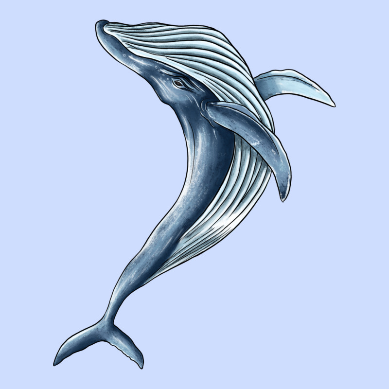 Humpback Whale Jumping Urban Heavy Tee by BarkalooDesign | Teevron