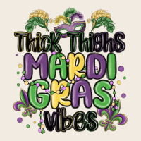 Thick Thighs Mardi Gras Vibes Premium Sweatshirt | Teevron