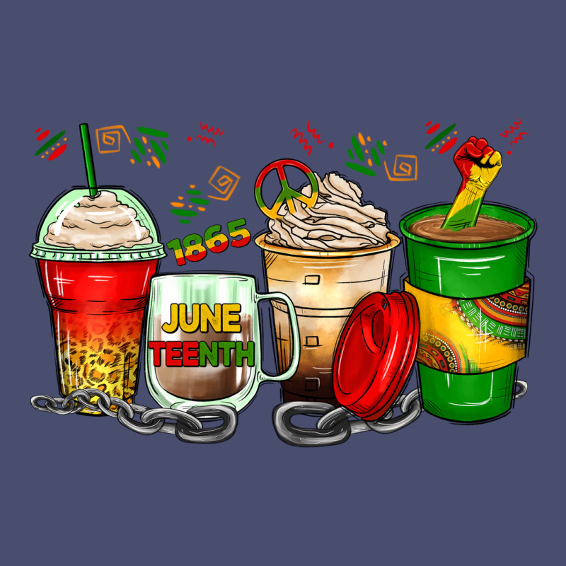 Juneteenth Coffee Cups Vintage Tee by Zillion Design Studio | Teevron