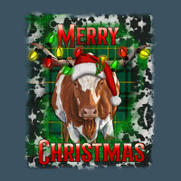 Merry Christmas Longhorn Cow Urban Heavy Tee | Teevron