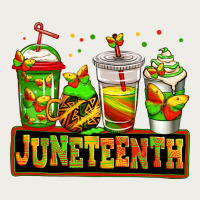 Juneteenth Afro Coffee Cups Zipper Hoodie | Teevron