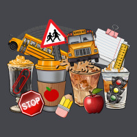 School Bus Coffee Cups Long Sleeve Tee | Teevron