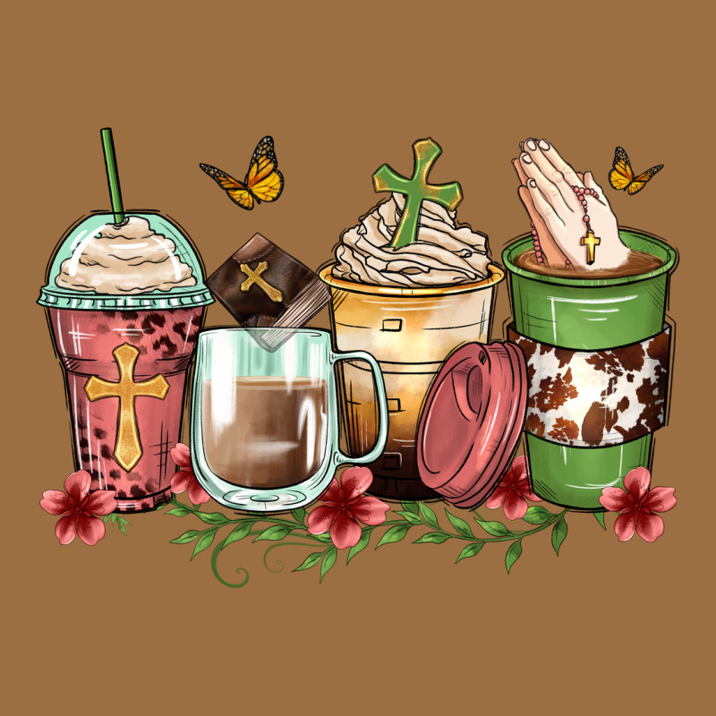 Faith Coffee Cups Vintage Tee by Zillion Design Studio | Teevron