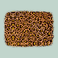 Leopard Glitter Background Zipper Hoodie | Teevron