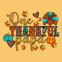 One Thankful Papa Vintage Hoodie | Teevron