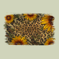 Camouflage Leopard Sunflower Background Heavyweight Hoodie | Teevron