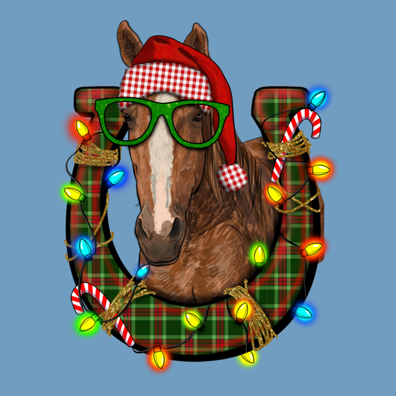 Christmas Horseshoe With Horse Urban Heavy Tee by RanaPortraitStore | Teevron