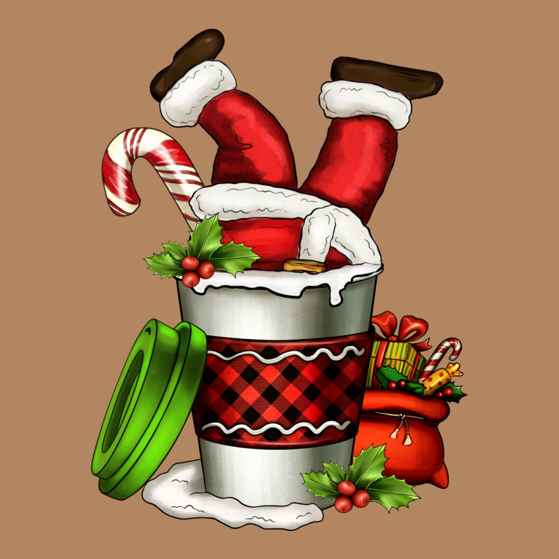 Santa Claus In A Coffee Cup Long Sleeve Tee by FaDigitalArtStudio | Teevron