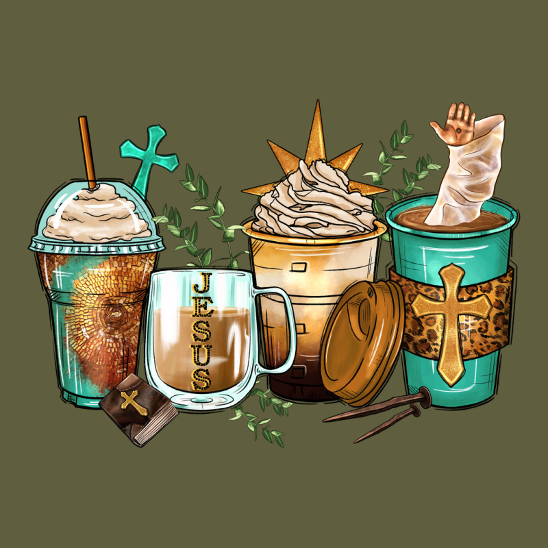 Jesus Coffee Cups Vintage Tee by Zillion Design Studio | Teevron