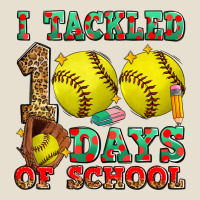 I Tackled 100 Days Of School Softball Urban Heavy Tee | Teevron