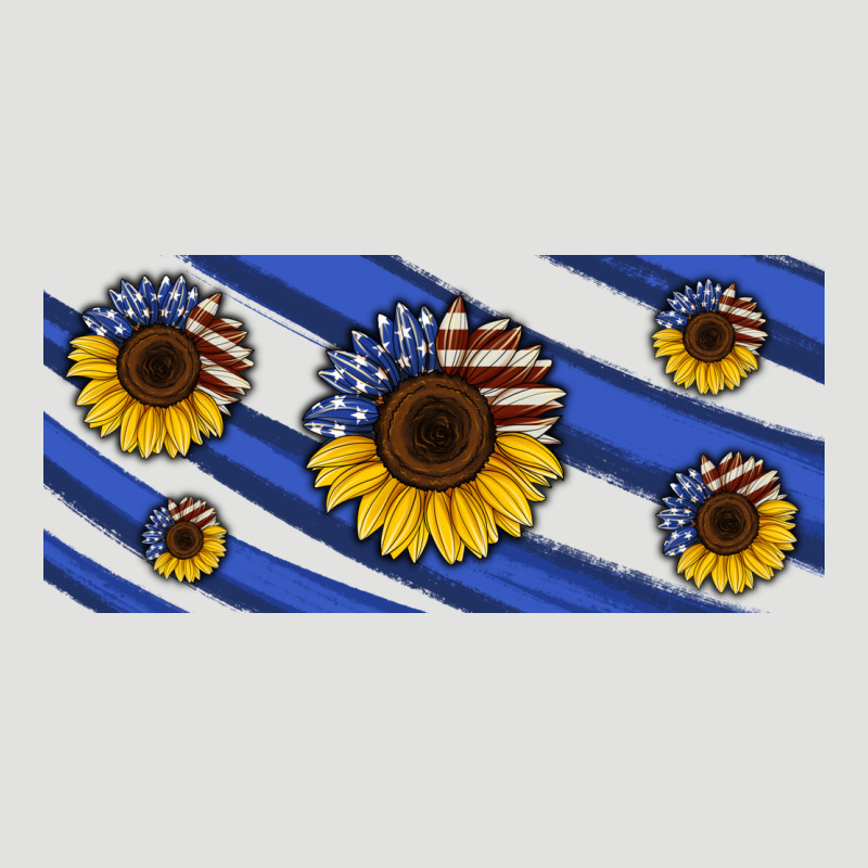 American Flag Sunflowers 16oz Libbey Cup Classic Tee by HRA Design Shop | Teevron