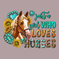 Western Just A Girl Who Loves Horses Vintage Hoodie | Teevron