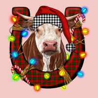 Christmas Horseshoe With Hereford Cow Urban Heavy Tee | Teevron
