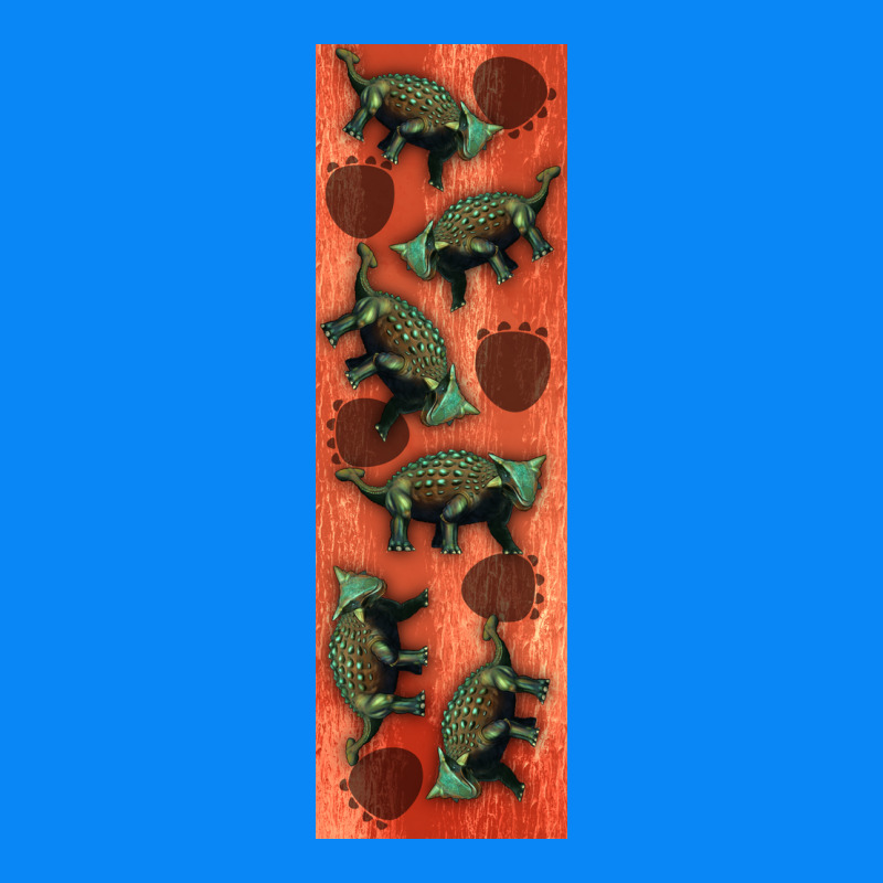 Dinosaur Ankylosaurus Pen Wrap Zipper Hoodie by Artiststas | Teevron