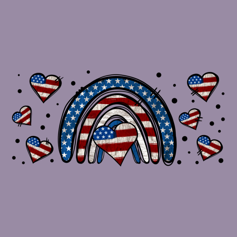 American Flag Rainbow 16oz Libbey Cup Classic Tee by HRA Design Shop | Teevron