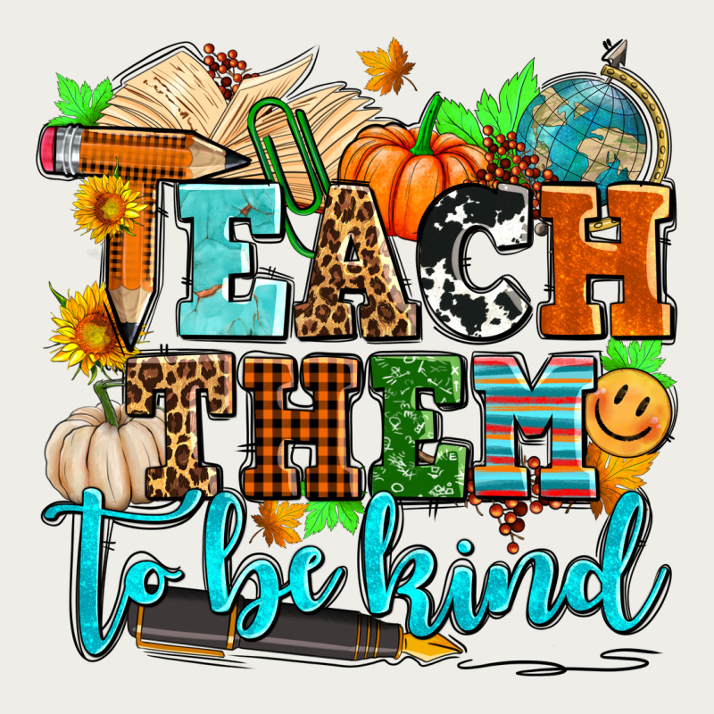 Teach Them To Be Kind With Pumpkins And Fall Zipper Hoodie by AdoDesignShop | Teevron