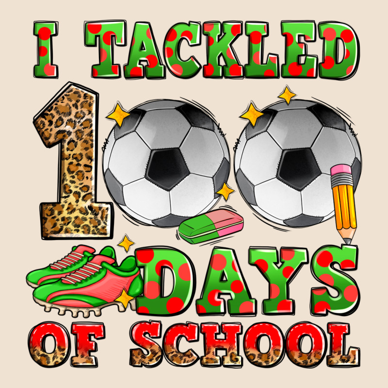 I Tackled 100 Days Of School Soccer Urban Heavy Tee by Zillion Design Studio | Teevron