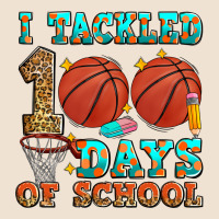 I Tackled 100 Days Of School Basketball Urban Heavy Tee | Teevron