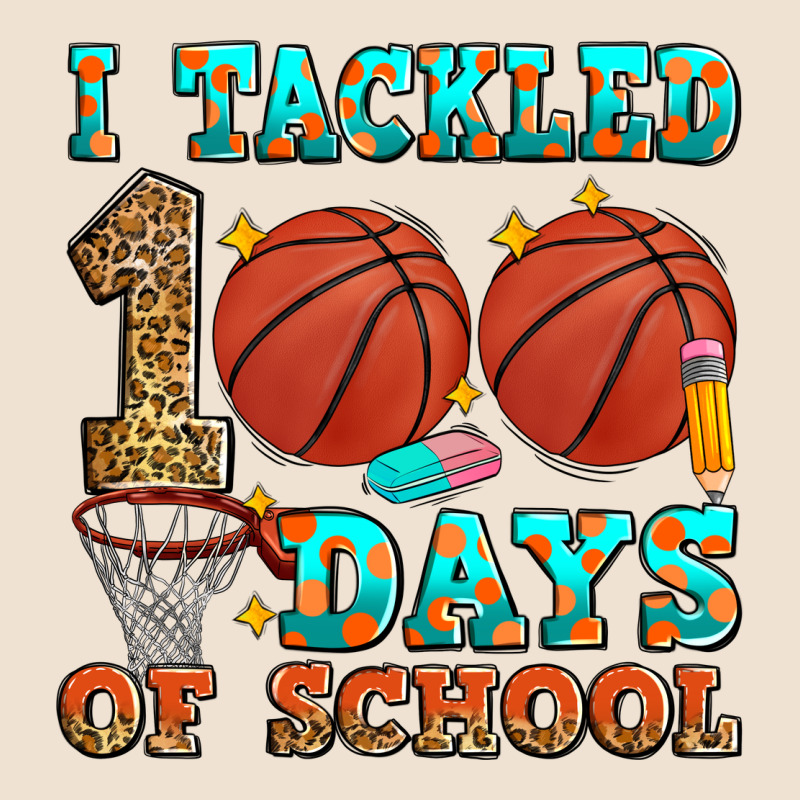 I Tackled 100 Days Of School Basketball Urban Heavy Tee by Zillion Design Studio | Teevron