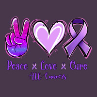 Peace Love Cure All Cancers Heavyweight Hoodie | Teevron