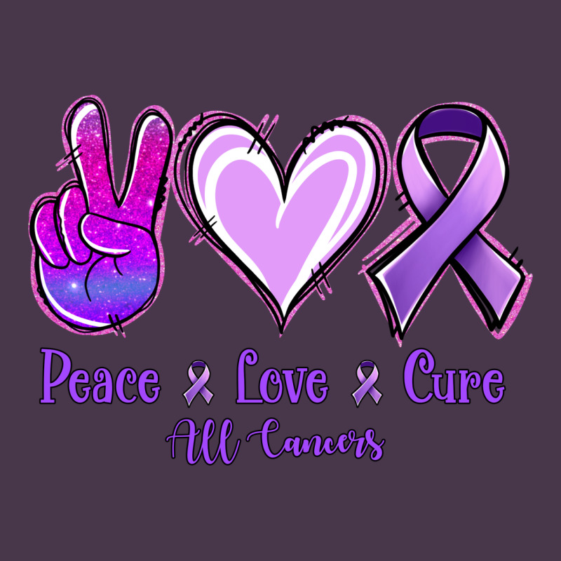 Peace Love Cure All Cancers Heavyweight Hoodie by Jasminsmagicworld | Teevron