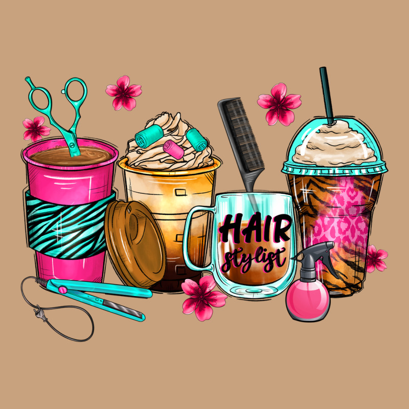 Hairstylist Coffee Cups Vintage Tee by Zillion Design Studio | Teevron