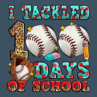I Tackled 100 Days Of School Baseball Urban Heavy Tee | Teevron