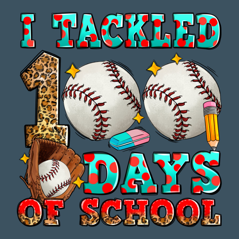 I Tackled 100 Days Of School Baseball Urban Heavy Tee by Zillion Design Studio | Teevron